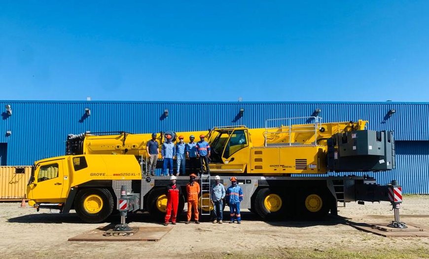 Sistermi bolsters fleet with Brazil’s first Grove GMK5250XL-1